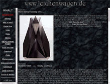 Tablet Screenshot of leichenwagen.de